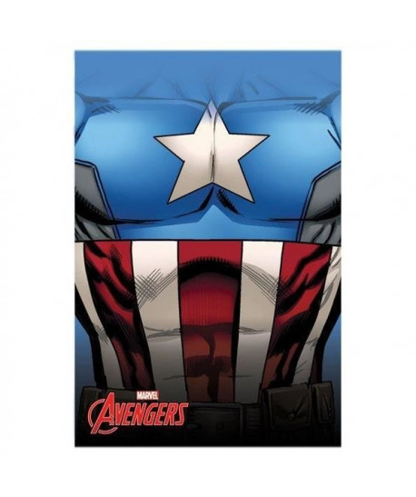 AVENGERS Plaid ultra doux Coral Fleece 93x140 cm bleu, blanc et rouge