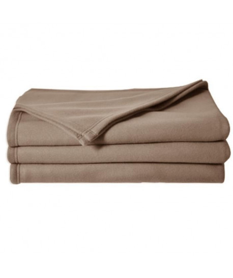 POLECO couverture polaire TAUPE 180