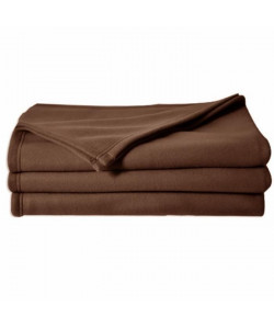 POLECO couverture polaire CHOCOLAT 220