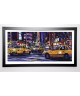 AVIS Image encadrée Yellow Cabs NYC 57x107 cm Multicolore