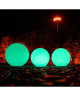 AS GARDEN Boule lumineuse LED sur batterie Rills 50 cm