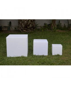 LUMISKY Cube Led sans fil télécommandable 20 cm  Multicolore