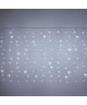 XmasKING Rideau LED d\'extérieur noël  Blanc froid  L 255 x H 110 cm