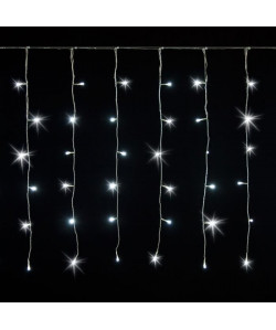 XmasKING Rideau LED d\'extérieur noël  Blanc froid  240 x 70 cm