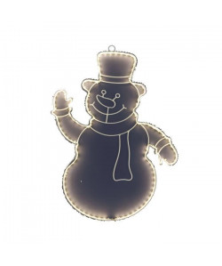 XmasKING Bonhomme de neige LED d\'extérieur noël  Blanc chaud  50 cm