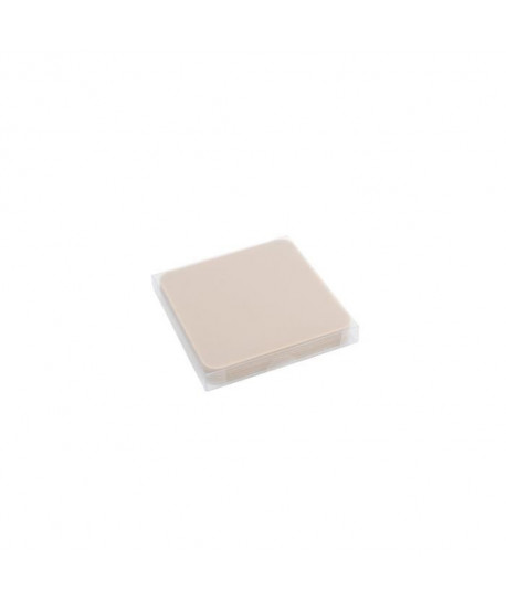 YONG Set de 12 Sousverres plastique  9x9cm  Beige