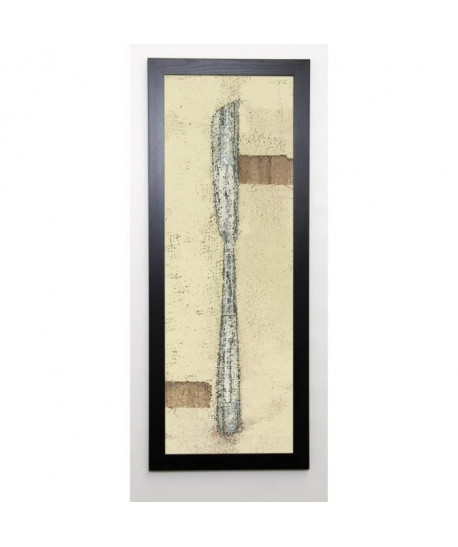 BENNETT Image encadrée Knife 40x102 cm Beige