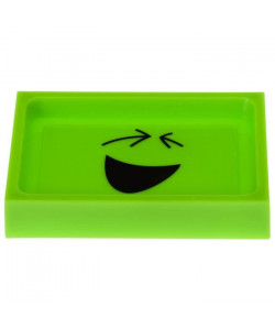 SMILING Porte savon  11,5x2x8cm  Vert kiwi