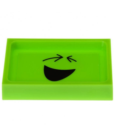 SMILING Porte savon  11,5x2x8cm  Vert kiwi