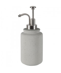 CIMENT Distributeur de savon  19,5 x 8 x 8 cm  Gris