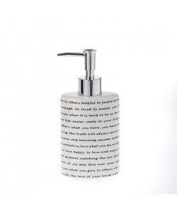 PoeME Distributeur de savon  18,5x5x8cm  Blanc