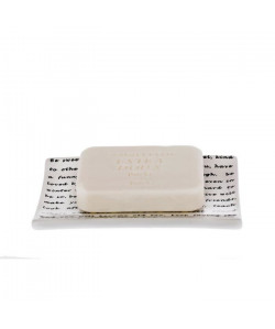 PoeME Porte savon  1,5x9x13cm  Blanc