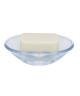 TORONTO Porte savon  4x13,5x9 cm  Transparent / Blanc