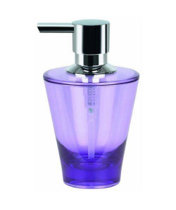 SPIRELLA Distributeur de savon Ma x Light  14,5 x 9 x 8,5cm  Violet