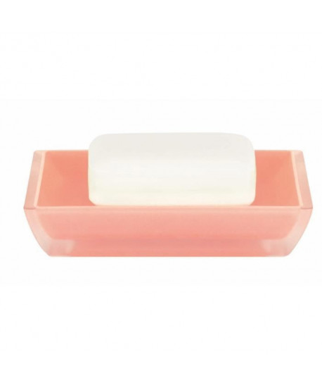 SPIRELLA Porte savon Freddo  12,3x12,5x2,3cm  Rose saumon