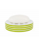 TUBE Porte savon Porcelaine  2,6x11x11 cm  Vert kiwi