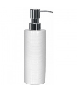TUBE Distributeur de savon Porcelaine  21,5x6x6 cm  Blanc
