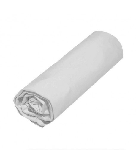 COTE DECO Drap housse Microfibre 90x190 cm  Blanc