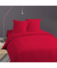 COTE DECO Drap housse 90x190 cm  Rouge