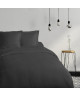 COTE DECO Drap housse 100% coton 90x190 cm  Noir