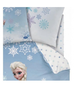 LA REINES DES NEIGES Drap housse enfant Coton 90 x 190 cm