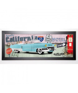 BLONDE ATTITUDE Image encadrée Road to California 40x102 cm Multicolore