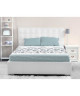 LOVELY HOME Drap Housse 100% coton MUSTANG 90x190 cm  Bleu