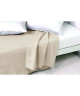 VENT DU SUD Drap plat PALACE 100% coton  240x300 cm  Blanc lin