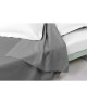 VENT DU SUD Housse de couette CONCERTO Satin de coton  240x300 cm  Gris cendre