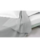 VENT DU SUD Housse de couette CONCERTO Satin de coton  240x300 cm  Gris perle