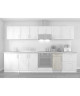 OBI Meuble bas de cuisine L 40 cm  Décor chene Sanremo et blanc