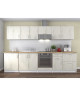 OBI Meuble bas de cuisine L 60 cm  Décor chene Sanremo et blanc