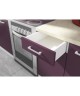 ULTRA Meuble bas de cuisine L 60 cm  Aubergine mat