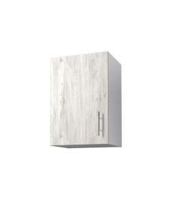 OBI Meuble haut de cuisine L 40 cm  Décor chene Sanremo et blanc