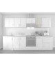 OBI Meuble haut de cuisine L 40 cm  Décor chene Sanremo et blanc