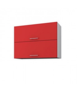 OBI Meuble haut de cuisine L 80 cm  Rouge mat