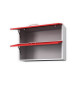 OBI Meuble haut de cuisine L 80 cm  Rouge mat