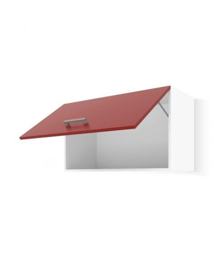 ULTRA Meuble hotte de cuisine L 60 cm  Rouge mat