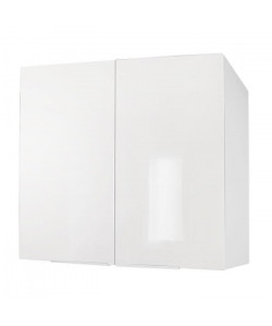 POP Caisson haut de cuisine L 80 cm  Blanc brillant