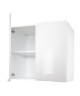 POP Caisson haut de cuisine L 80 cm  Blanc brillant