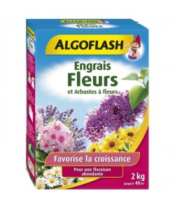 ALGOFLASH Engrais Fleurs et Arbustes a fleurs  2kg