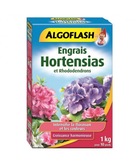 ALGOFLASH Engrais Hortensias et rhododendrons  1 kg