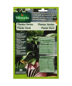 VILMORIN Engrais plantes vertes  20 bâtonnets