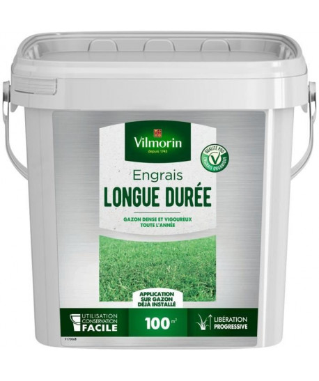 VILMORIN Engrais pour gazon Longue durée  500 g