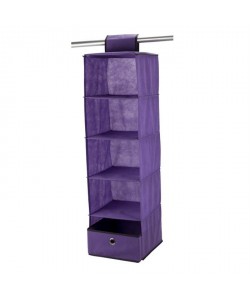 BAGGY Casiers a accrocher renfort carton 58x30 cm violet