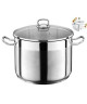 THE KITCHENETTE Marmite inox 3645761 17L XXL 30cm Tous feux dont induction