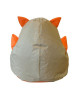 Fauteuil pouf Renard  50x45x45 cm  Orange