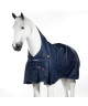 HORZE Masque antimouches pour chevaux Cayman  Taille XL  Bleu
