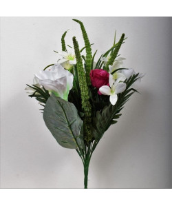 FLOW Bouquet de fleurs artificielles bordeaux  52 cm