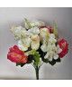 FLOW Bouquet de fleurs artificielles rose  40 cm